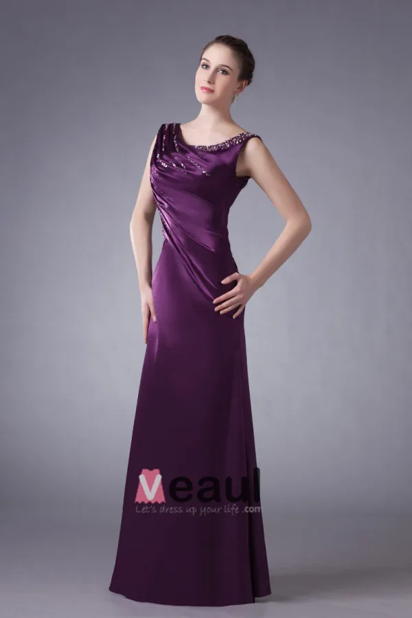 Wzburzyc Charmeuse Linke Długosc Podlogi Miarka Sukienki Na Wesele Dla Mamy