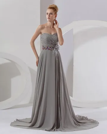 Empire Sweetheart Floor Length Chiffon Special Occasion Women S Celebrity Dress