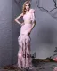 Elegant Garn Ruffle Plissert Blomst Skranende Asymmetrisk Lengde Kvinner Ballkjoler