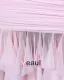 Elegant Garn Ruffle Plissert Blomst Skranende Asymmetrisk Lengde Kvinner Ballkjoler