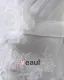 Fleur De Longueur De Plancher Bretelles Perles Dentelle Plissee Robe De Mariée Sirène