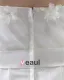 Fleur De Longueur De Plancher Bretelles Perles Dentelle Plissee Robe De Mariée Sirène