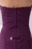 Chiffon Ruffle Kjaereste Ermelos Rygglose Glidelas Ankel Lengde Plissert Cocktail Kjoler