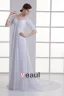 Chiffon Ruffle Sweetheart Court Train Empire Wedding Dress