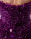 Organza Beading Flower Knee Length Cocktail Dress