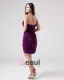 Organza Beading Flower Knee Length Cocktail Dress