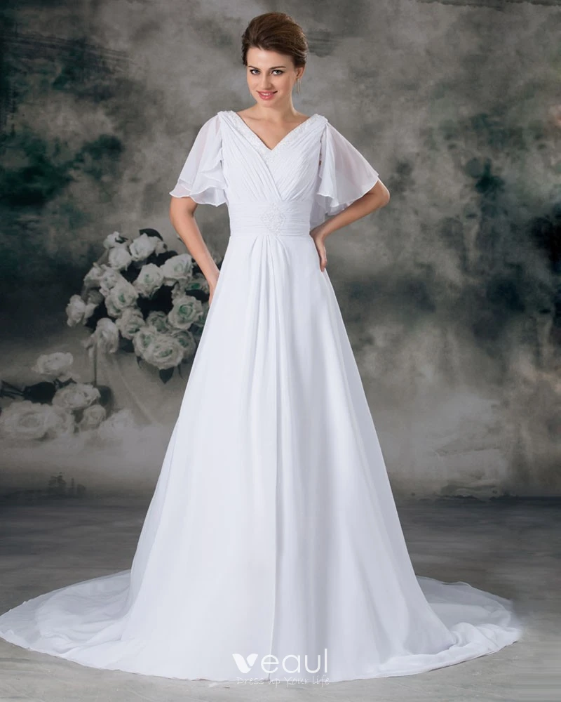 Vestido de novia corte imperio outlet
