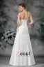 Sequins De Satin A Volants Fleur Une Epaule Etage Longueur Robe De Mariée Fourreau