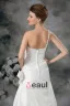 Sequins De Satin A Volants Fleur Une Epaule Etage Longueur Robe De Mariée Fourreau