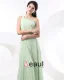 Empire One Shoulder Floor Length Chiffon Bridesmaid Dress