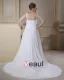 Spaghetti Elegant Bretelles En Satin Parole Longueur Des Robes En Mousseline De Soie Plus La Taille De Mariage Sans Manche