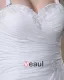 Spaghetti Elegant Bretelles En Satin Parole Longueur Des Robes En Mousseline De Soie Plus La Taille De Mariage Sans Manche