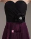 Chiffon Perler Ruffles Kjaereste Gulv Lengde Ballkjoler