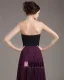 Chiffon Perler Ruffles Kjaereste Gulv Lengde Ballkjoler