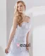 Organza Beading Layered Sweetheart Chapel Train Mermaid Wedding Dress