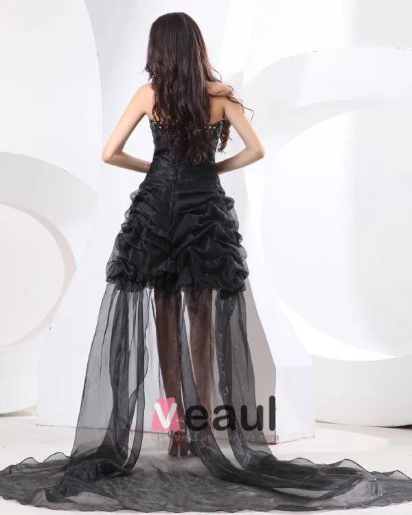 Volants D'organza D'applique Sweetheart Rez-de Robes De Cocktail De Longueur