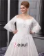 Organza Perles Cour Cherie Applique Plus La Taille Robe De Mariage Nuptiale Robe