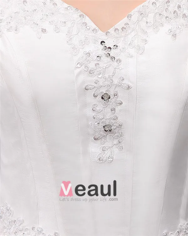 Organza Perles Cour Cherie Applique Plus La Taille Robe De Mariage Nuptiale Robe