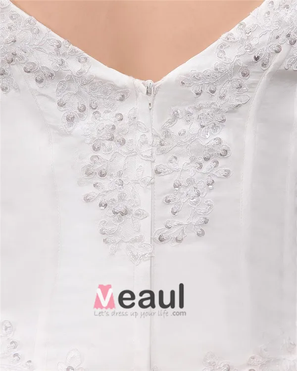 Organza Perles Cour Cherie Applique Plus La Taille Robe De Mariage Nuptiale Robe