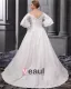 Organza Perles Cour Cherie Applique Plus La Taille Robe De Mariage Nuptiale Robe