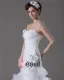 Elegant Beading Ruffles Applique Sweetheart Floor Length Yarn Mermaid Wedding Dress