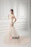Tulle Applique Beading Sweetheart Court Train Mermaid Wedding Dress