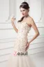 Tulle Applique Beading Sweetheart Court Train Mermaid Wedding Dress