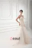 Tulle Applique Beading Sweetheart Court Train Mermaid Wedding Dress