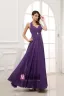 Chiffon Satin Silk Beading Ruffle Halter Sleeveless Backless Floor Length Pleated Evening Dress