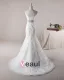 Gracieux Perles Applique Conception De Ceinture Bustier En Tulle Robe De Mariée Sirène