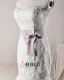 Gracieux Perles Applique Conception De Ceinture Bustier En Tulle Robe De Mariée Sirène