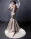 Beautiful Floor-Length Sweetheart Satin Beading Mermaid Wedding Dress
