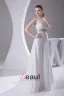 Elegant Sateng Tyll Plisserte Rhinestones Bateau Gulv Lengde Brudekjoler Bryllupskjoler