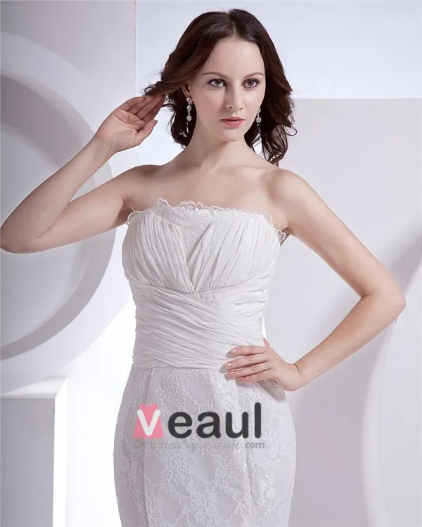 Lace Court Mermaid Bridal Gown Wedding Dress