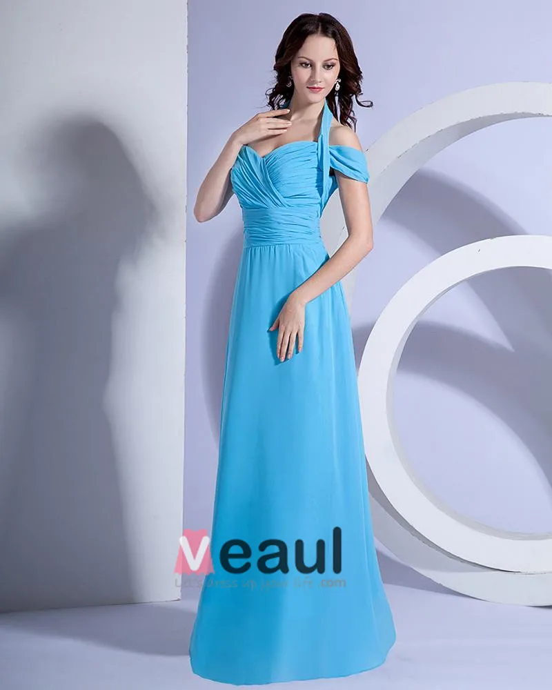 blue dress for baby girl Six Stories Halter Neck Satin Bridesmaid Dress in Black at Nordstrom, Size 8