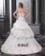 A-ligne Bretelles En Satin De Balayage Plus La Robe De Mariage De Taille