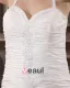 Satin Garn Ruffle Queen Anne Gericht Brautkleider Große Größen Brautkleider