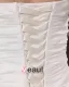 Satin Garn Ruffle Queen Anne Gericht Brautkleider Große Größen Brautkleider