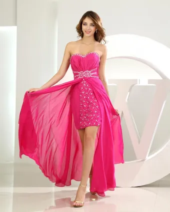 Mousseline De Soie Comme Le Satin De Soie Perles Cherie Longueur De Plancher De Zipper Manches Robe De Cocktail Plisse