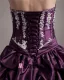 Taffeta Applikere Beading Kjaereste Krusning Gulv Lengde Ballkjoler