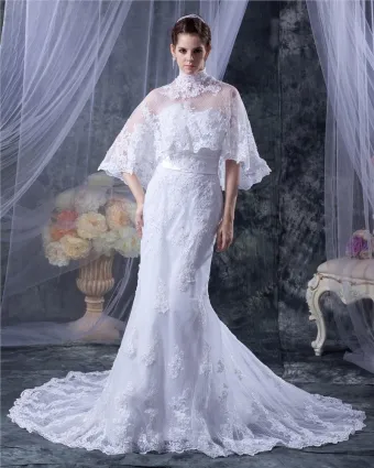 Tulle Strapless Chaoel Beading Applique Sheath Bridal Gown Wedding Dress
