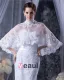 Tulle Strapless Chaoel Beading Applique Sheath Bridal Gown Wedding Dress