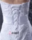Tulle Strapless Chaoel Beading Applique Sheath Bridal Gown Wedding Dress
