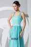Chiffong Elastisk Silke Som Spagetti Satin Siden Band Beading Armlos Dragkedja Golv Langd Plisserad Aftonklänningar