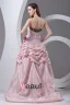 Taffeta Ruffle Flower Floor Length Leopard Prom Dress