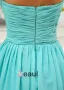 Chiffon Silke Silke Som Satin Kjaereste Krusning Ermelos Rygglose Glidelas Kort Plissert Brudepikekjoler