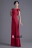Fashion Chiffon Pleated V Neck Petal Floor Length Bridesmaid Dress