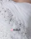 Beading Ruffles One Shoulder Floor Length Yarn Mermaid Wedding Dress
