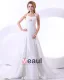 Beautiful Taffeta Beading Applique Sweetheart Cathedral Train Mermaid Wedding Dress