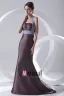 Satin Plisse Halter Robe De Demoiselle D'honneur De Longueur Manches De La Mode